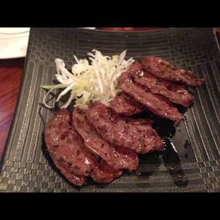 牛タン薄切ネギだく炭火焼