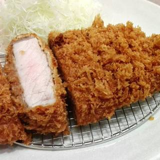 厚切りロースカツ定食