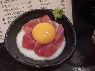 マグロの山かけ