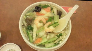 えびそばと炒飯のセット