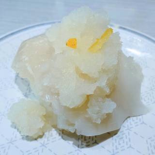 アカイカ　柚子おろし盛り