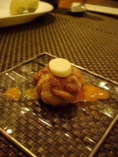 北海道産の白子のソテー