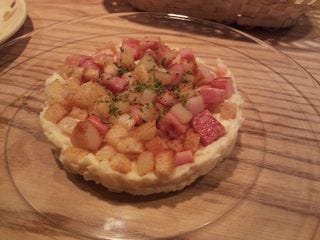 ポテサラ　ベーコン添え