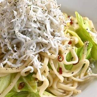 しらすとキャベツのアンチョビパスタ