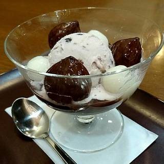 冷やし栗ぜんざい