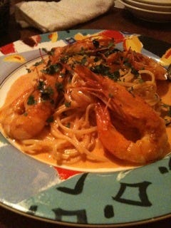 海老のトマトクリーム