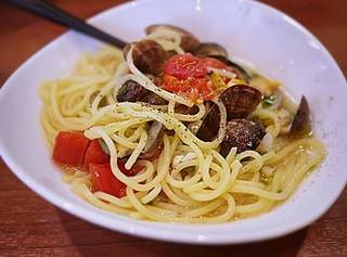 アサリとフレッシュトマト