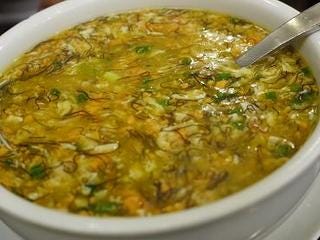 もずく入り海鮮のとろみスープ