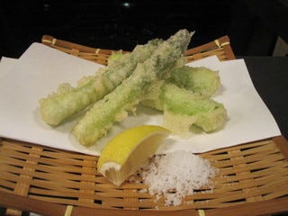 アスパラ天ぷら