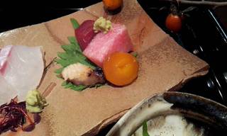 大間の天然マグロのお造り