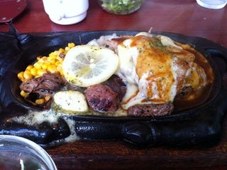 チーズチキン＆サイコロステーキ