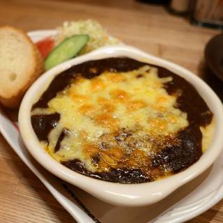 チーズカリーグラタン