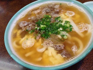 肉チーズうどん