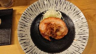 まん丸な豚の生姜焼き