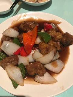 中国黒酢の酢豚