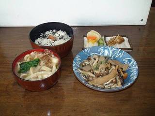 きのこと山菜炒めセット