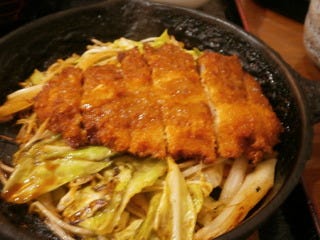 ジュージュートンカツ定食