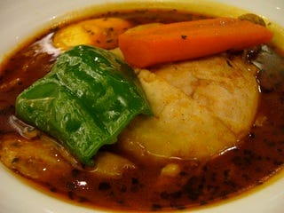 ラムと野菜のスープカレー