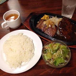 ハンバーグ＆ステーキランチ