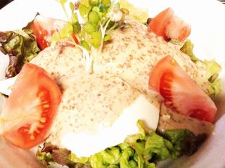 手作り豆福のサラダ