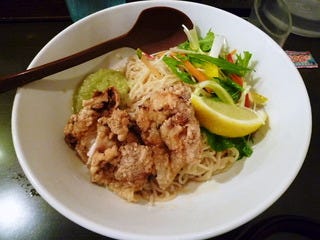 鶏天おろし冷麺