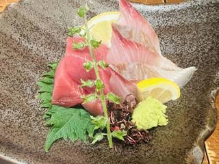 お造り三点盛り合わせ