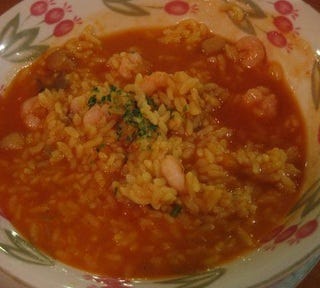 完熟トマト魚介のリゾット