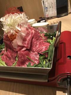 仙台牛のタワー鍋