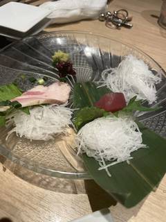 鮪三点刺し盛り