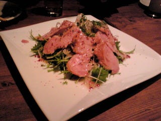 スモークチキンとシャキシャキ葱のサラダ