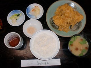 千鳥揚げ定食