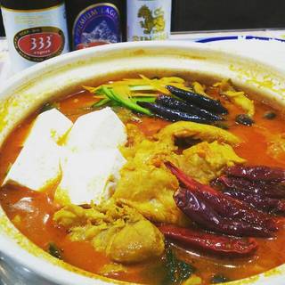 辛さが選べる！カレー鍋