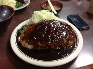 特大ミンチしょうが焼き