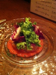 サーモンのカルパッチョ