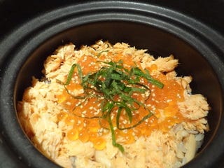 鮭といくらのハラコ釜飯