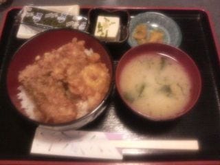 かき天ぷら丼