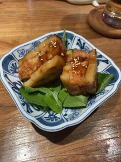 レンコン挟み焼き