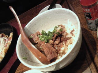 ミニぼっかけ丼