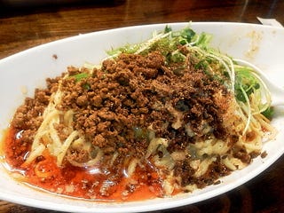 つゆ無し担担麺