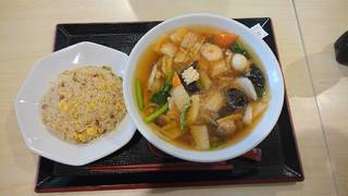 広東麺＋半炒飯セット