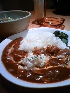 牛スジを煮込んだハヤシライス