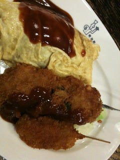 オムライス銀串セット