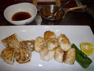 ふぐの白子焼き