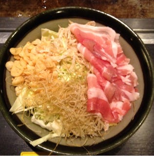 もんじゃ　豚肉