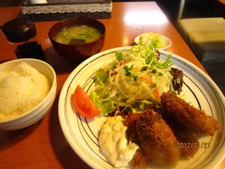 牡蠣フライ定食