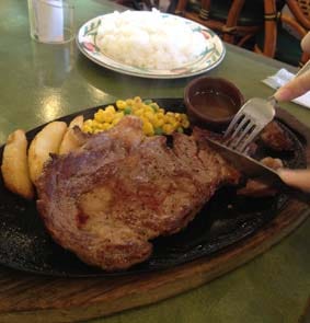 リブステーキ