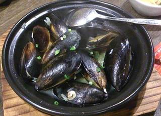 ムール貝のガーリックバター