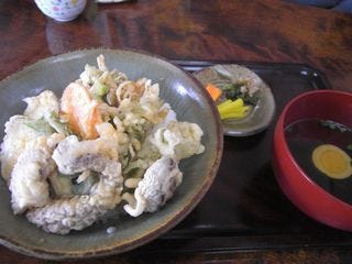 姫だこ入り天丼