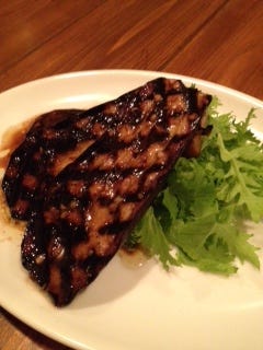 ナスのバルサミコグリル