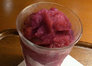 まるごと巨峰のグラニータ